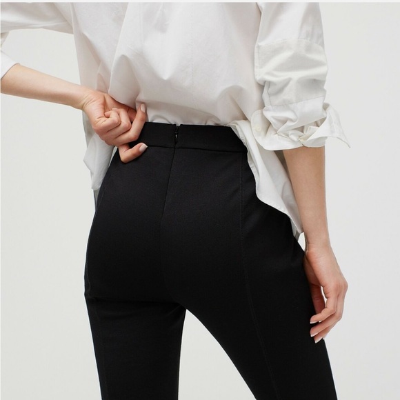 NWT J Crew any day ponte pants black medium - Picture 3 of 12